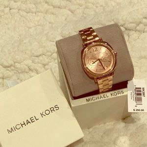 NWT Michael Kors Rose Gold Women’s Watch